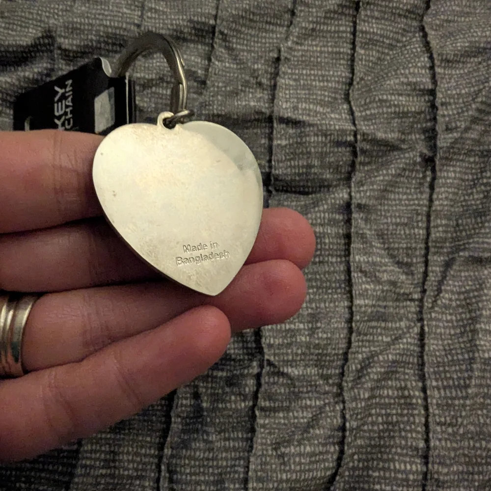 NFL Dallas Cowboys Heart Keychain Charm